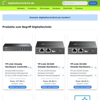 Screenshot digitaltechnik24.de