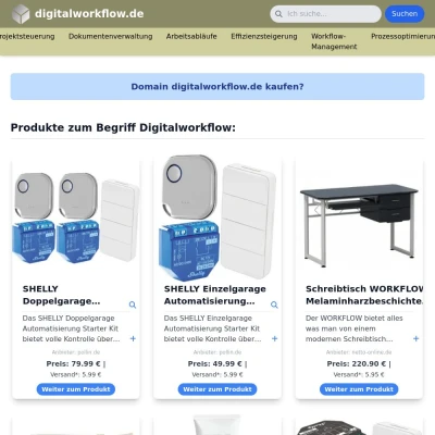 Screenshot digitalworkflow.de