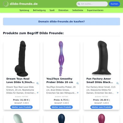 Screenshot dildo-freunde.de