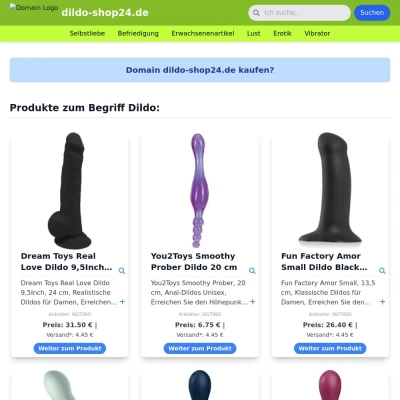 Screenshot dildo-shop24.de