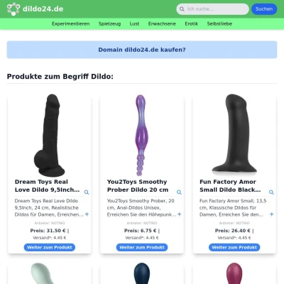 Screenshot dildo24.de