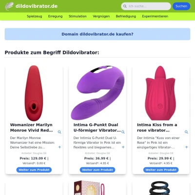 Screenshot dildovibrator.de