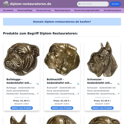 Screenshot diplom-restauratoren.de