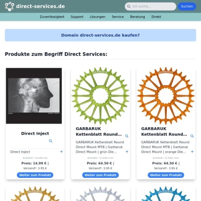 Screenshot direct-services.de