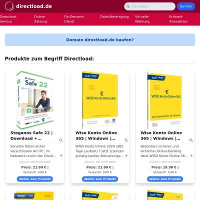 Screenshot directload.de