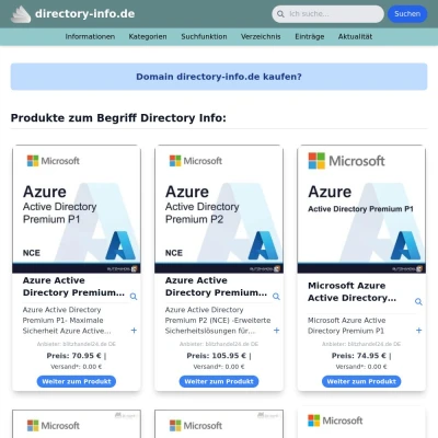 Screenshot directory-info.de
