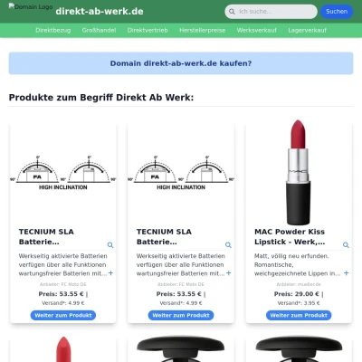Screenshot direkt-ab-werk.de