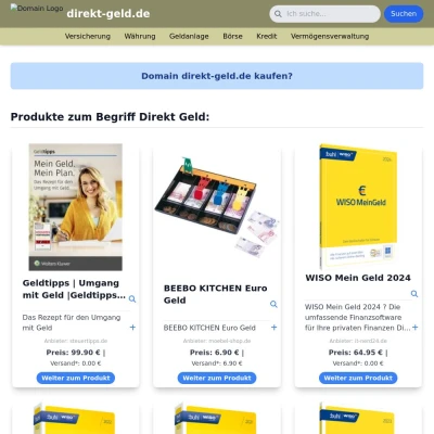 Screenshot direkt-geld.de