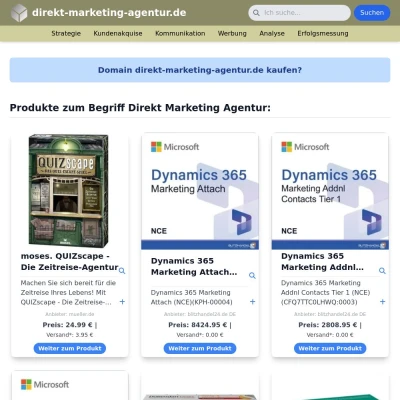 Screenshot direkt-marketing-agentur.de