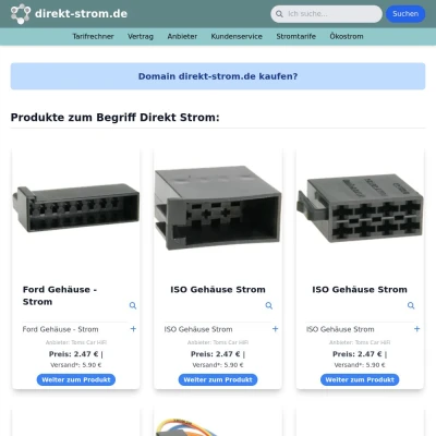 Screenshot direkt-strom.de