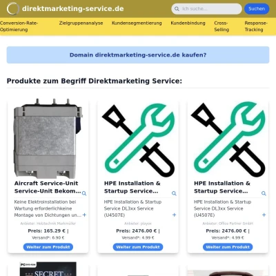 Screenshot direktmarketing-service.de