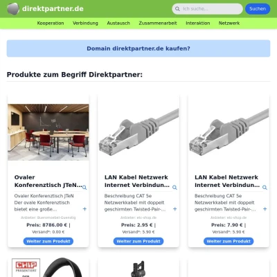 Screenshot direktpartner.de