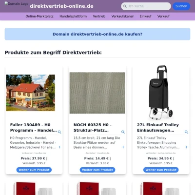 Screenshot direktvertrieb-online.de
