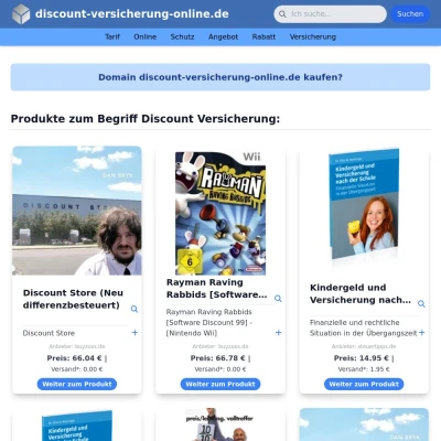 Screenshot discount-versicherung-online.de