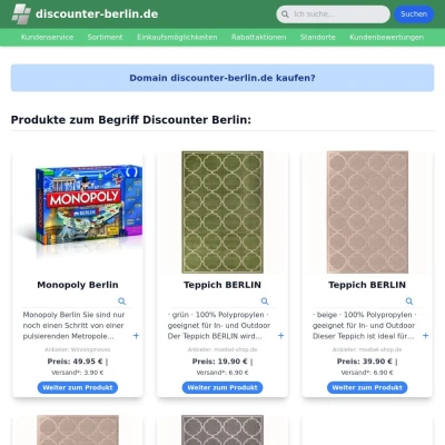 Screenshot discounter-berlin.de