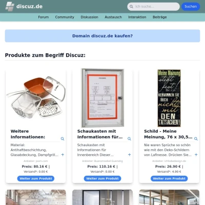 Screenshot discuz.de