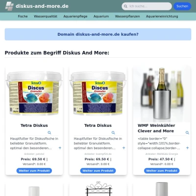 Screenshot diskus-and-more.de