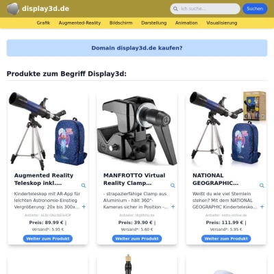 Screenshot display3d.de