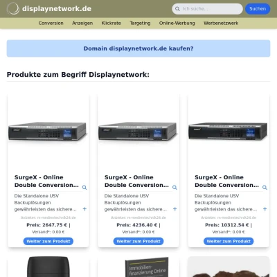 Screenshot displaynetwork.de