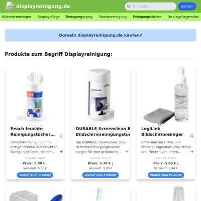 Screenshot displayreinigung.de