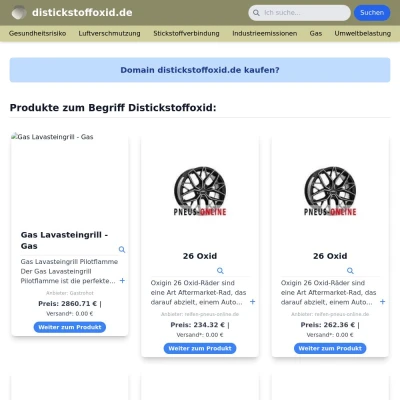 Screenshot distickstoffoxid.de