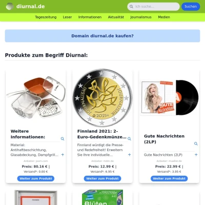 Screenshot diurnal.de