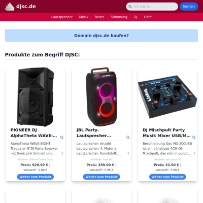 Screenshot djsc.de