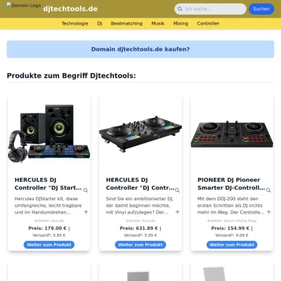 Screenshot djtechtools.de