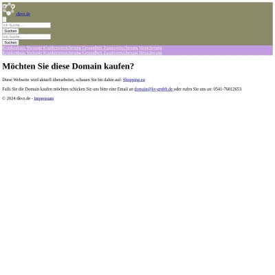 Screenshot dkvz.de