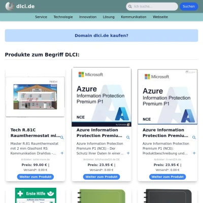 Screenshot dlci.de