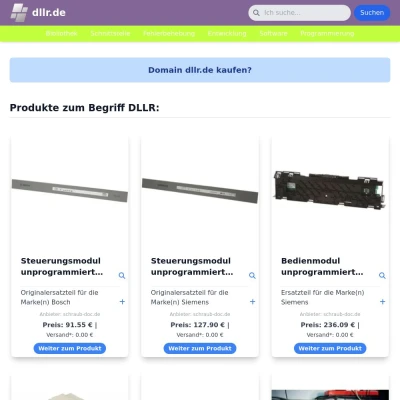 Screenshot dllr.de