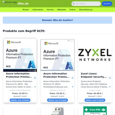 Screenshot dlte.de