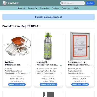 Screenshot dmlc.de