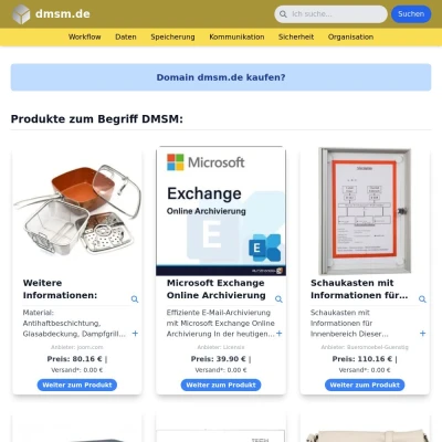 Screenshot dmsm.de