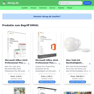 Screenshot dmug.de