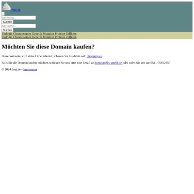 Screenshot dnaj.de