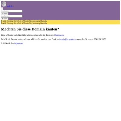 Screenshot dnfr.de