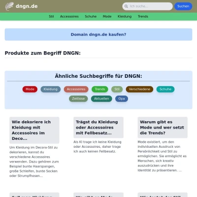 Screenshot dngn.de