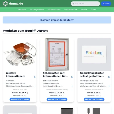 Screenshot dnmw.de