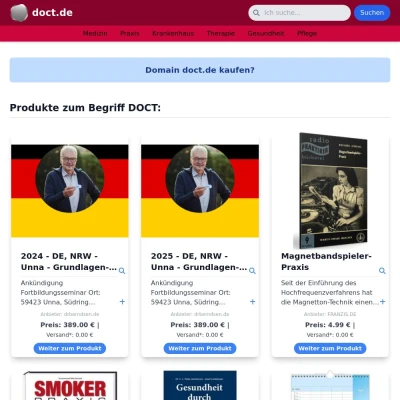 Screenshot doct.de