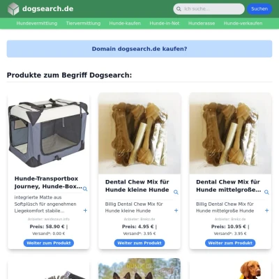 Screenshot dogsearch.de