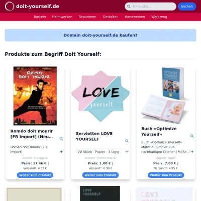 Screenshot doit-yourself.de