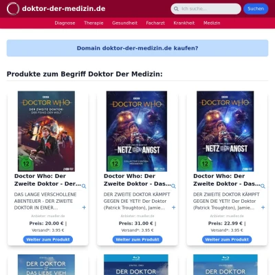 Screenshot doktor-der-medizin.de