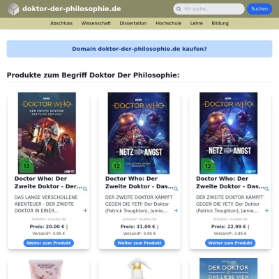 Screenshot doktor-der-philosophie.de