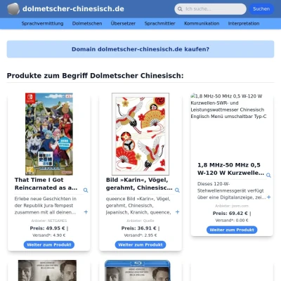 Screenshot dolmetscher-chinesisch.de