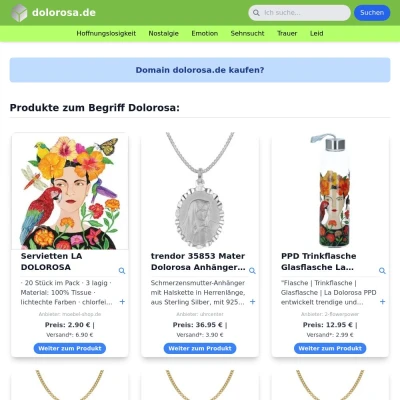 Screenshot dolorosa.de