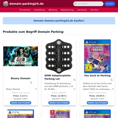 Screenshot domain-parking24.de