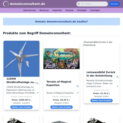 Screenshot domainconsultant.de