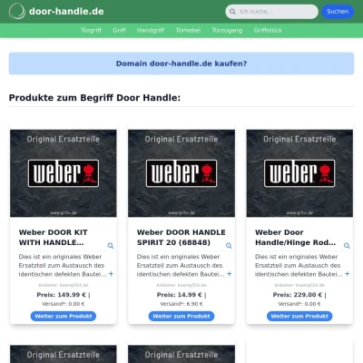 Screenshot door-handle.de
