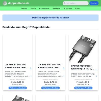 Screenshot doppeldiode.de